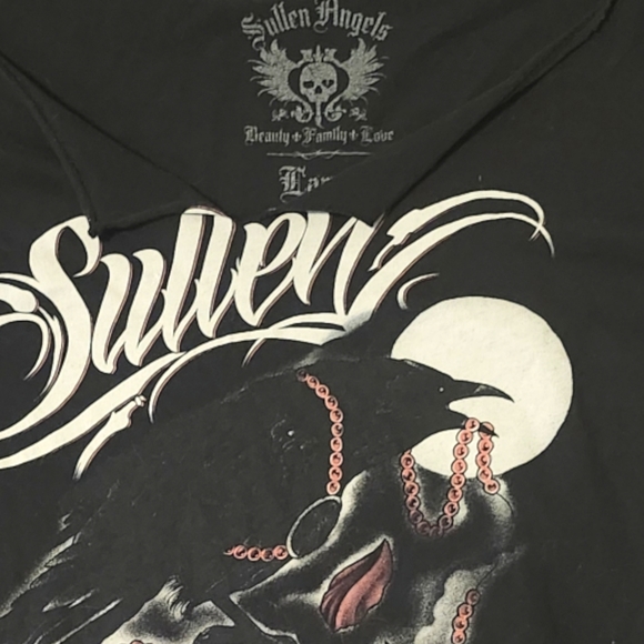 Medium/Large Sullen Angel's Grunge Punk graphic tee - Picture 4 of 4